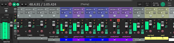mixing and editing for rock and alternative music projects