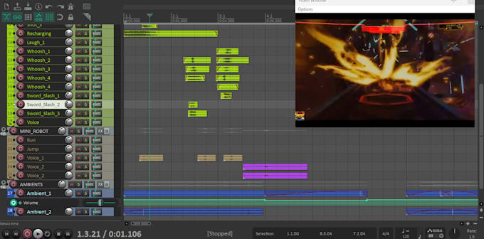 create professional sfx and cinematic sound design for your video game