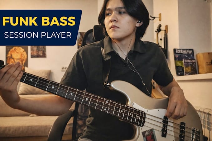 record bass guitar for indie, pop and rnb songs