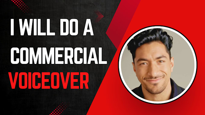 do a voiceover for your commercial TV ad