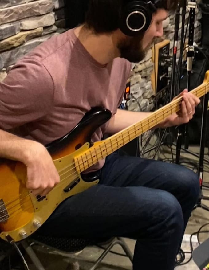 provide a recorded bass track for your song