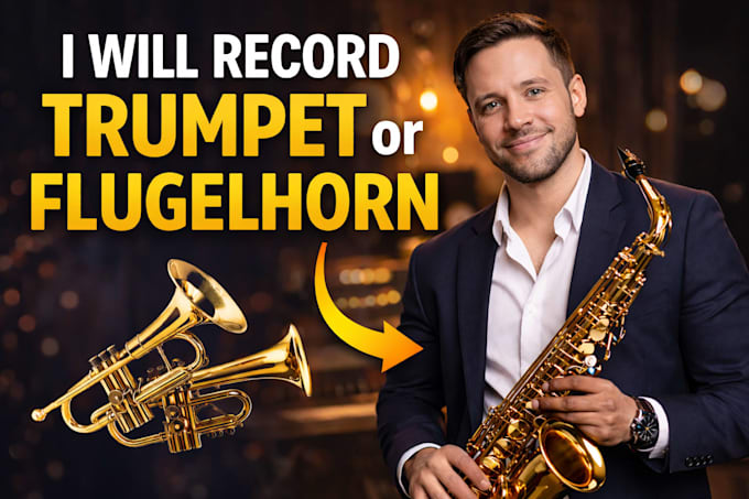 record trumpet or flugelhorn