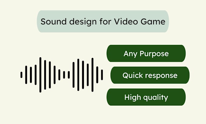 do sound design for your video game