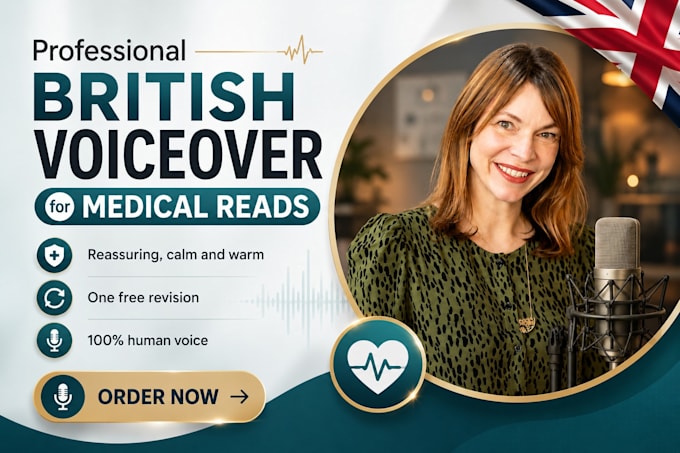 record a professional medical voice over