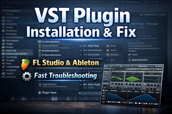fix and install your vst plugins in fl studio or ableton