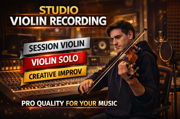 record studio violin solo and session parts
