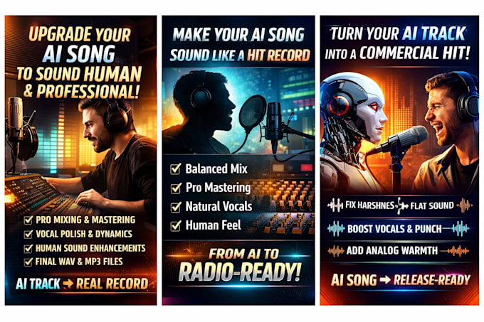 turn your ai song into a commercial quality track