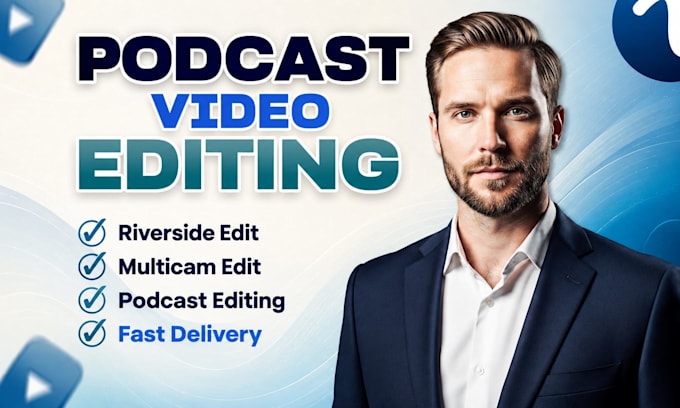 provide podcast video editing and riverside podcast editing