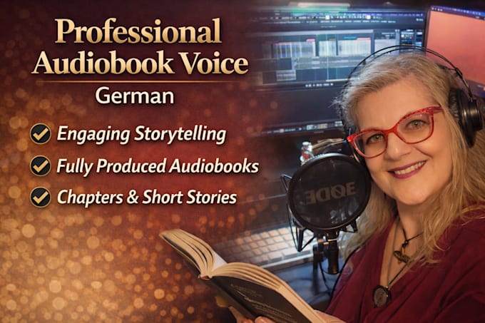 be your german female audiobook narrator
