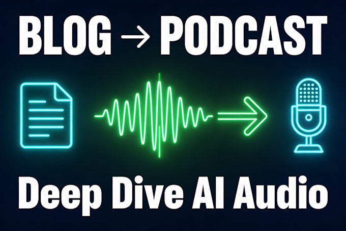 turn your blog post, PDF or article into a video or podcast