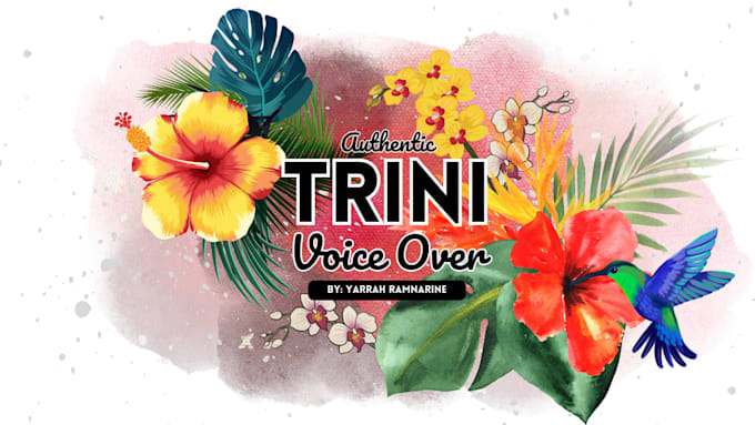 record a voice over in a genuine trinidad and tobago accent