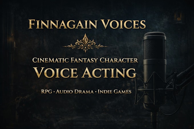record cinematic fantasy character voice acting