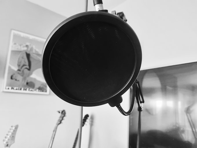 record a deep male voice over or vocal track