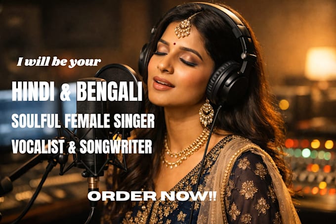 be female vocalist for hindi, urdu, punjabi, bollywood songs