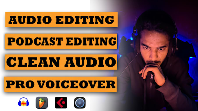 edit, clean and enhance your audio professionally