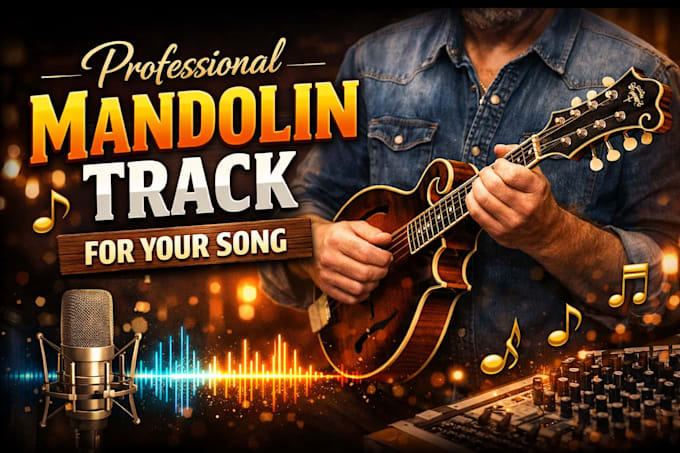 record a professional mandolin track for your son