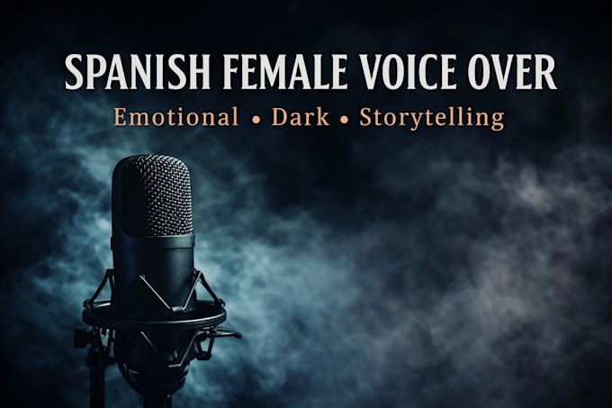 record a captivating spanish female voice over narration