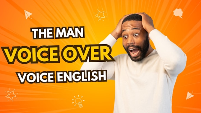 record an american male voiceover in english