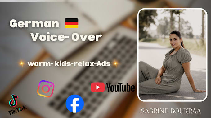 record a voice over in german for your project