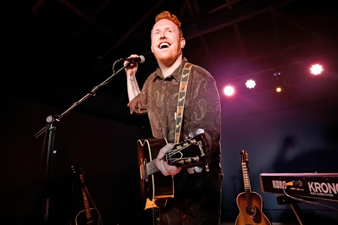 write record custom acoustic pop folk song for you