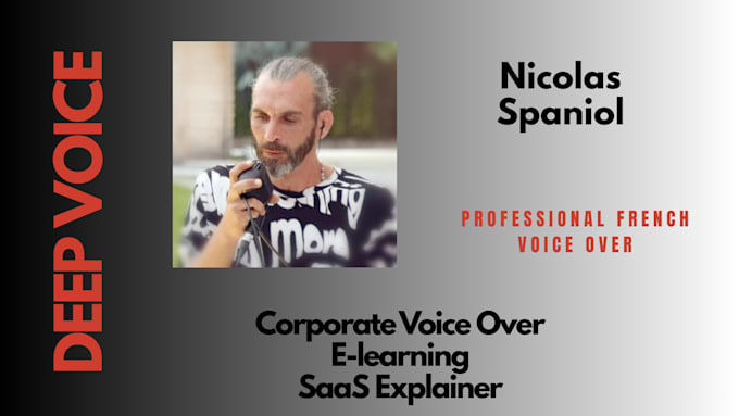 record a french voice over for corporate and elearning