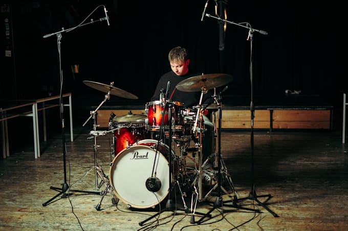 record drums for your pop song