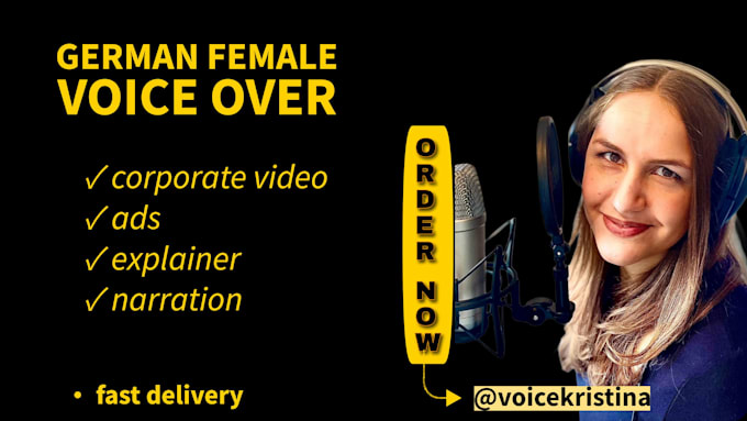 record a professional german narration or explainer voice over