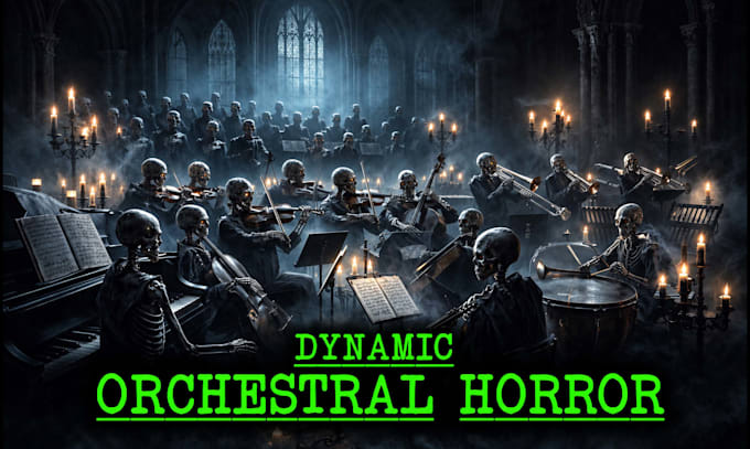 compose an original cinematic orchestral horror soundtrack