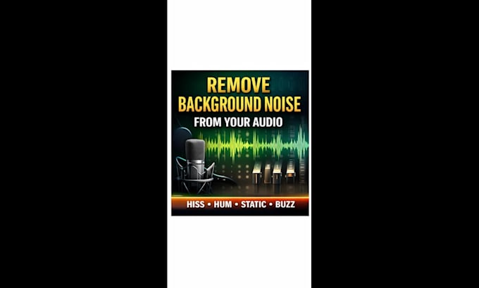 remove background noise, hum, hiss, and echo from your audio