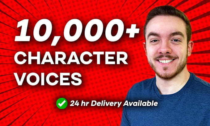 record a pro male character voice over