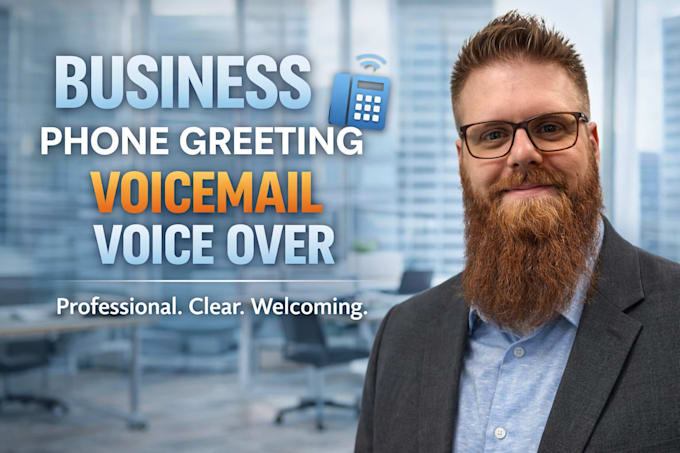 record a clear and professional phone greeting