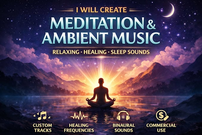 Create meditation music mantra or ambient sound healing track by Pec ...