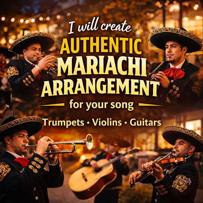 create an authentic mariachi arrangement for your song
