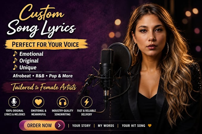 be your female singer, vocalist, female rock singer songwriter