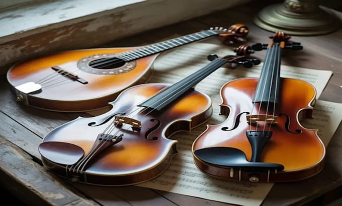 record violin viola cello harp theremin fiddle string quartet guitar mandolin