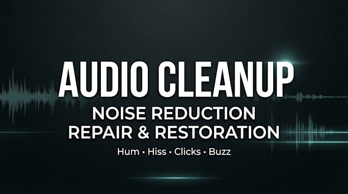 remove background noise and clean your audio
