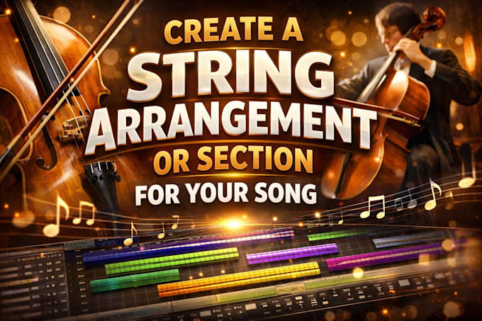 create a string arrangement or section for your song