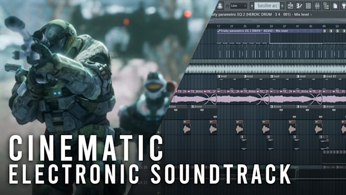 create a cinematic electronic soundtrack for your film, video, or game
