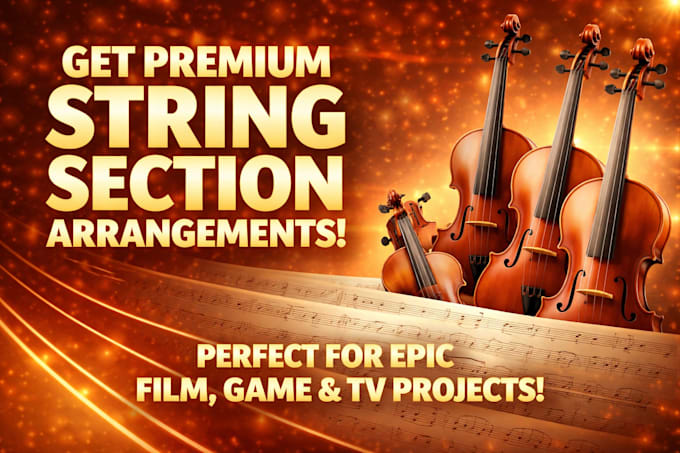 record real violin strings for your song or soundtrack