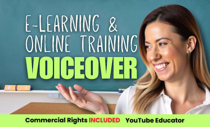 deliver your elearning, explainer or educational voiceover