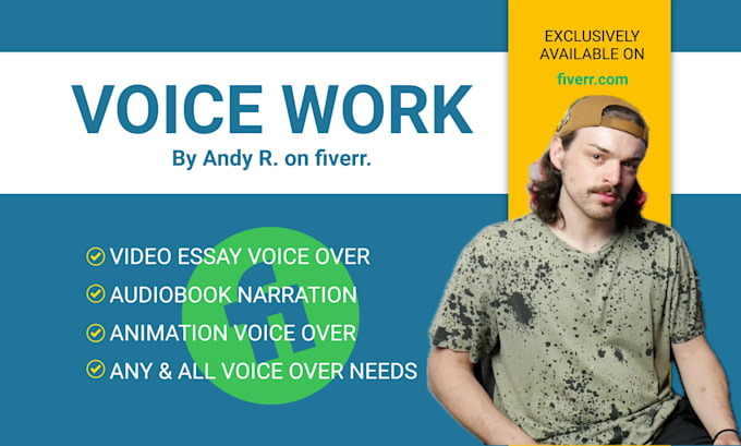 record a voice over for you