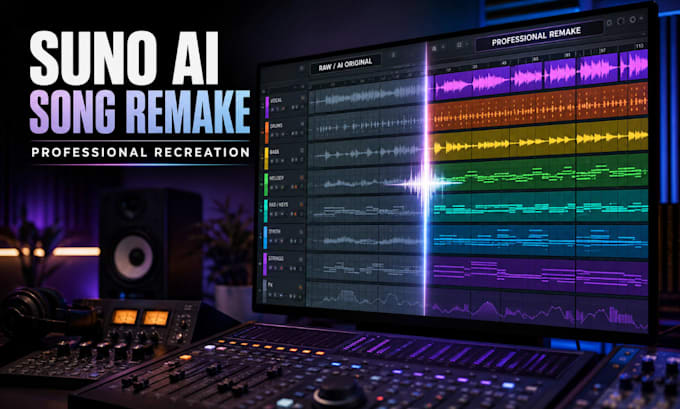 produce and remake your suno ai song into a radio ready track