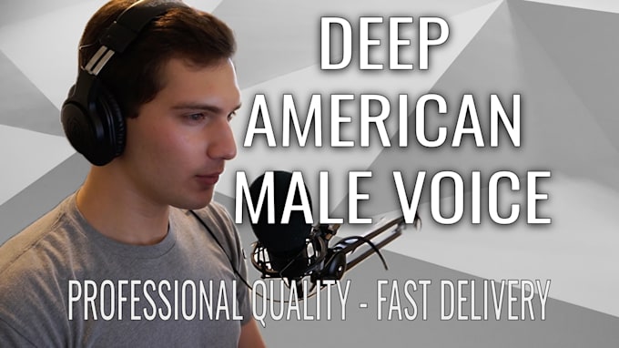record a professional deep male voice over