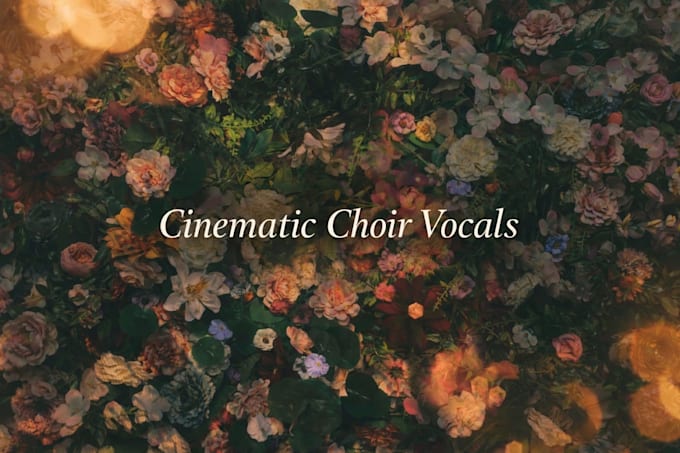 record a cinematic layered choir
