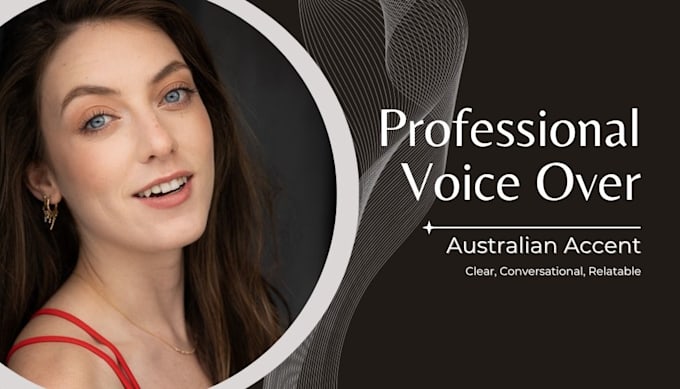 record a natural, professional australian voice over