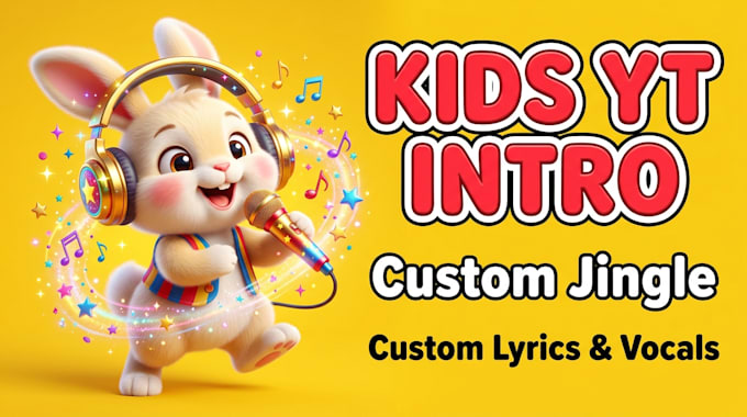 create a catchy kids youtube channel intro jingle