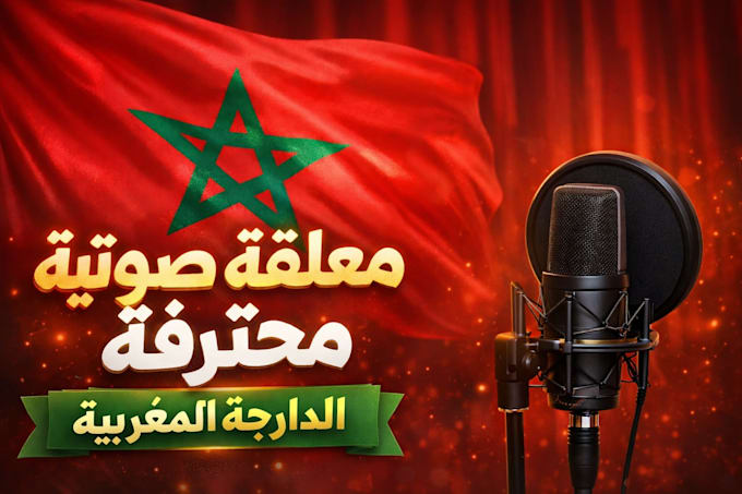 record a professional darija arabic french female voice over