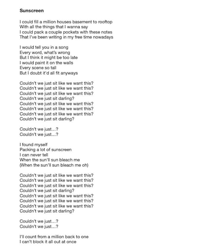 write an indie song with catchy lyrics and melody