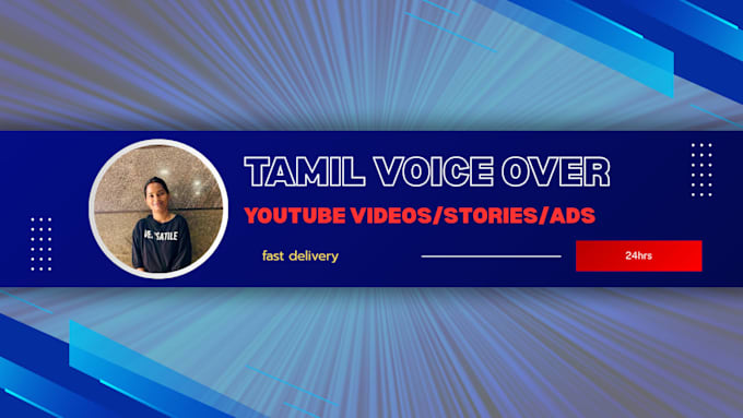 do tamil female voice over natural, clear, engaging