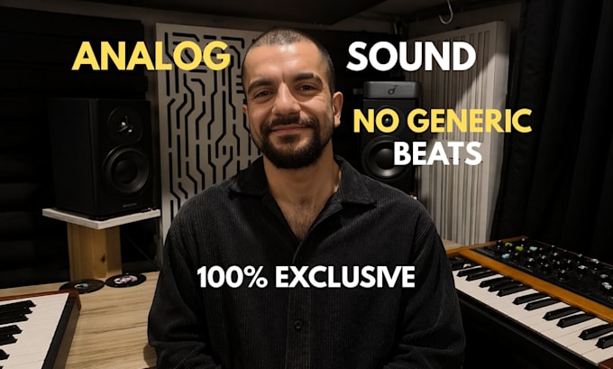 produce custom hip hop beats with analog synthesizers